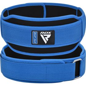 RDX RX5 Weightlifting Belt (Color: Blue, size: XL)