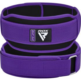 RDX RX5 Weightlifting Belt (Color: Purple, size: S)