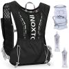 Sport Hydration Vest Running Backpack with 15 oz 50 oz Water Bladder Adjustable Strap Storage Bag for Trail Running Marathon Race Hiking