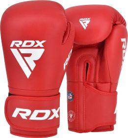 RDX Amateur Competition Boxing Gloves AS1 (Color: Red, size: 10oz)