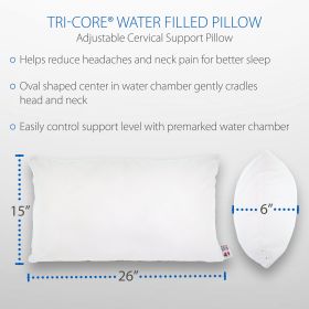 Core Products Tri Core Water Pillow Adjustable Cervical Support (Option: )