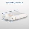 Core Products EconoWave Air Circulating  Foam Cervical Support Pillow with Case
