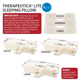 Therapeutica Pillow Lite Orthopedic Support (Less Firm) (Option: Average)