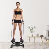 Mini Stepper Stair Stepper With Resistance Bands Quiet Workout Stepper with Digital Timer Max 330.7LBS Load for Home