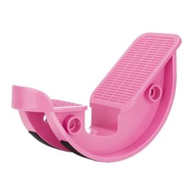 Foot Stretcher Rocker, stability and balance training for calf ankle stretch.  Achilles Tendinitis, Muscle Stretcher Yoga Fitness Sport (Color: Pink)