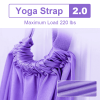 Adjustable Aerial Yoga Strap; Elastic Stretch Door Hanging Yoga Belts Hammock Swing Fitness Rope Training Device