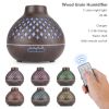 500 ML Wood Grain Cool Mist Humidifier just add Essential Oil to this Aromatherapy Diffuser Ultrasonic Humidifier
