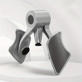 Pelvic Floor Muscle Training Men's Fitness Accessories Device.Thigh Master Leg Exerciser For Unisex (Color: Grey)