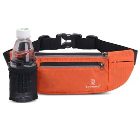 Tanluhu Water Bottle Waist Bag; Multi-functional Elastic Phone Belt Bag; Fitness Training Equipment For Gym Sports Running (Color: Orange)