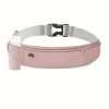 Breathable Invisible Running Waist Pack - Nylon with Lock Closure, Reflective Strips & Multiple Pockets for Hiking