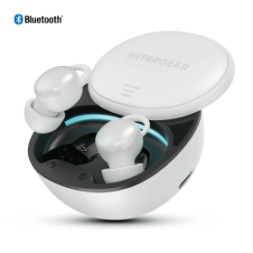 HyperGear SleepEEZ Mini Noise-Blocking True Wireless Earbuds for Sleeping (Color: White)