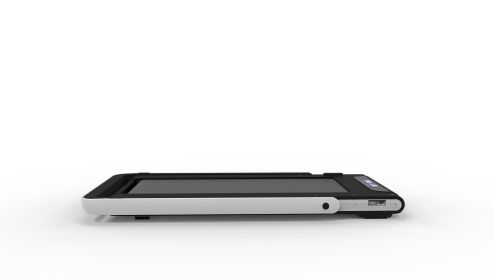 2 in 1 Under Desk Treadmill, 2.5HP Folding Electric Treadmill Walking Jogging Machine for Home Office with Remote Control, White (Color: as Pic)