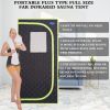 Portable Plus Type Full Size Far Infrared Sauna Tent – Spa, Detox, Therapy & Relaxation at Home