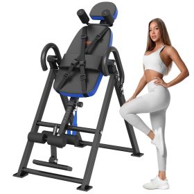 VEVOR Foldable Inversion Table – Adjustable Back Stretch & Strength Training System (300 lb Capacity) (default: default)