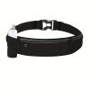High-Visibility Running Belt – Waterproof Nylon Waist Pack with Lock Closure & Reflective Trim for Night Workouts