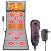 Full Body Electric Massage Mat with Heat Vibration Cushioned for Mattress or Chair/Neck Massage Pillow with 10 Massage Points