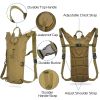 Tactical Hydration Pack Backpack with 3L Water Bladder – Adjustable Outdoor Drink Pack