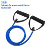 5 Levels of Resistance- Bands (suitable Beginner) With Handles Yoga Pull Rope Elastic Fitness Exercise Tube Band For Home Workouts Strength Training