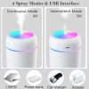 Cool Mist Humidifier & Aromatherapy Essential Oil Diffuser also colorful night light. USB charging Personal Desktop Humidifier for Bedroom,office, car