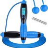 Jump Rope With Digital Calorie Counter And Time Setting; Skipping Rope For Women Men Adults Kids Working Out Exercises Fitness Training