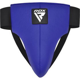RDX R 1 Martial Arts Groin Guard (Color: BLUE/BLACK, size: S)