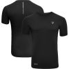 👕 RDX T2 Short-Sleeve Sweat-Wicking Training Shirt – Black