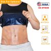 Men Sweat Vest Waist Trainer Shaper Heat Trapping Pullover Sweat Gym Vest Slimmer Sauna Suits Sweat Body Shaper Vest