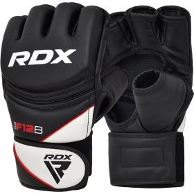 RDX F12 MMA Grappling Gloves (Color: Black, size: XL)