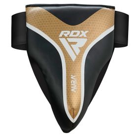 RDX GROIN GUARD AURA PLUS T-17 (Color: BLACK GOLDEN, size: S)