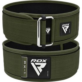RDX RX1 Weight Lifting Belt (Color: ARMY GREEN, size: L)