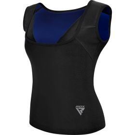 Women’s Sweat Vest Without Zipper — RDX W 1 Style (Color: Black, size: S)