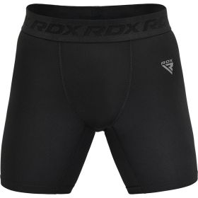 RDX T 15 Black Compression Shorts (Color: Black, size: S)