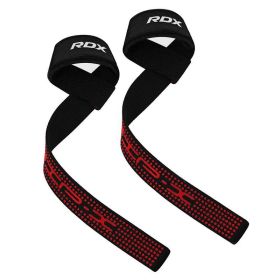 RDX S4 Weightlifting Wrist Straps (Color: Black, size: Standard Size)