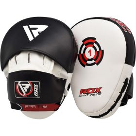 RDX T1 Curved Boxing Pads (Color: White, size: Standard Size)